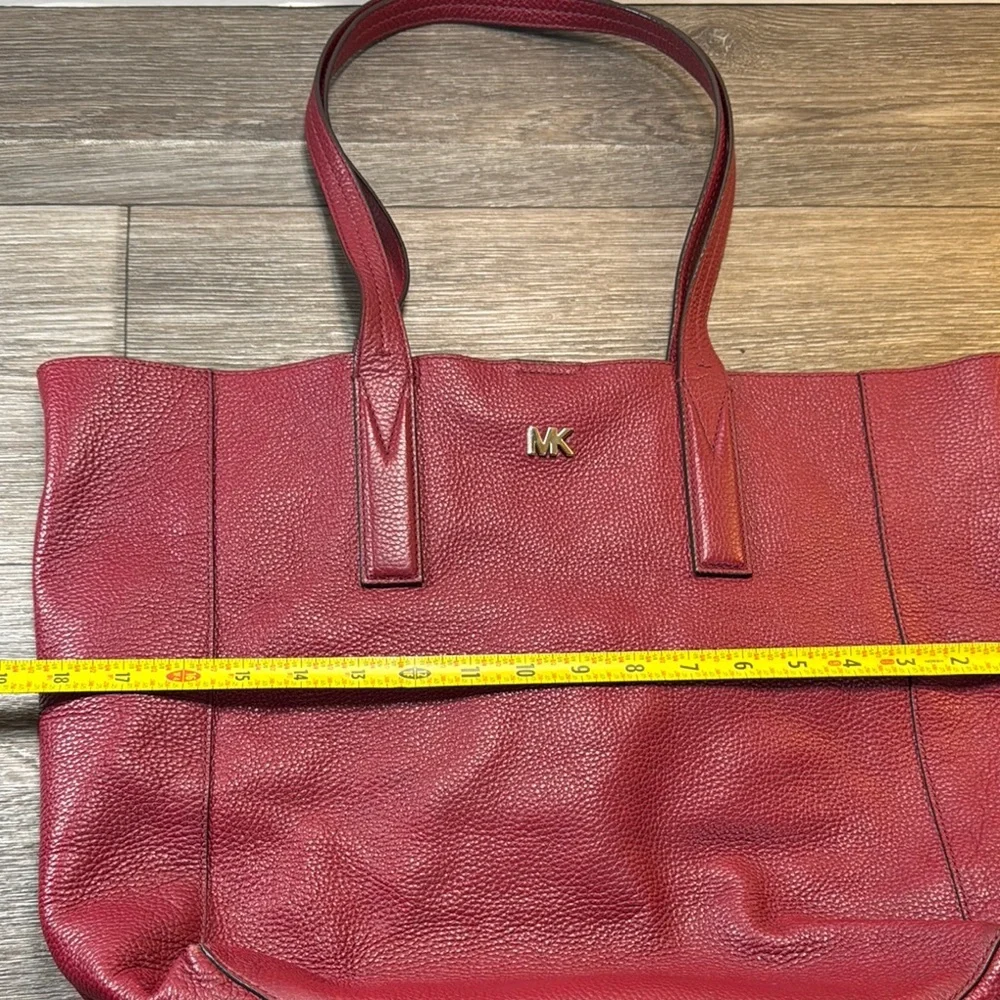 Michael Kors Burgundy Leather Tote